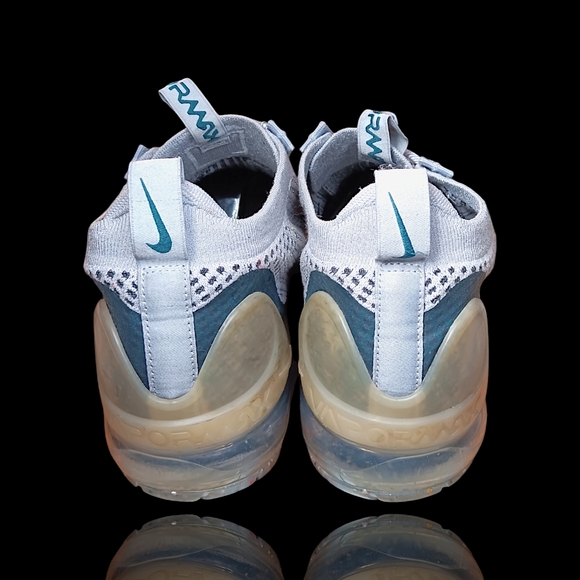 Nike Air Vapormax 2021 FK SE Light Bone Teal Phantom DN3074-001 Men's 10.5 VGUC - Picture 7 of 14